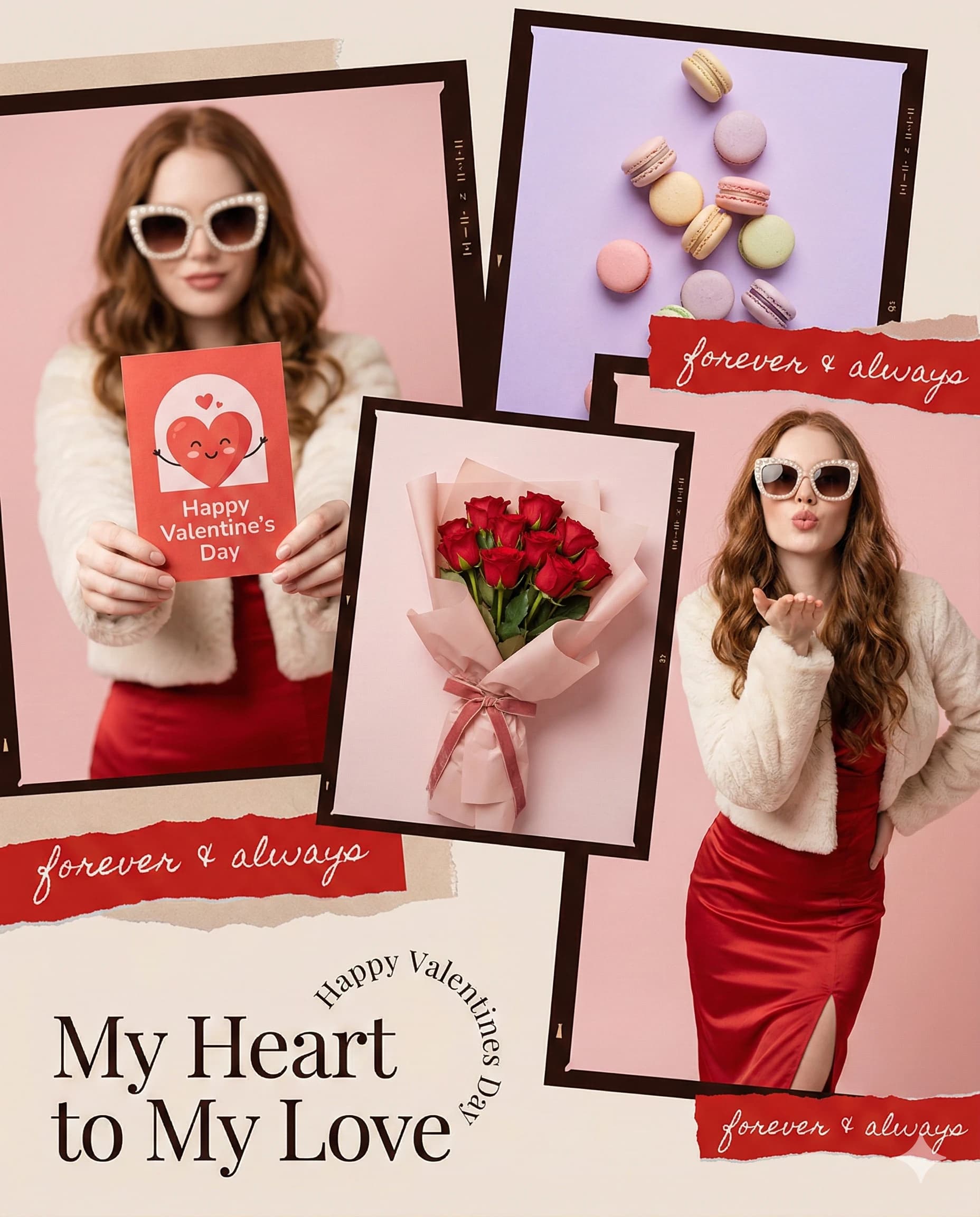 Valentine's Day Collage Poster Prompt